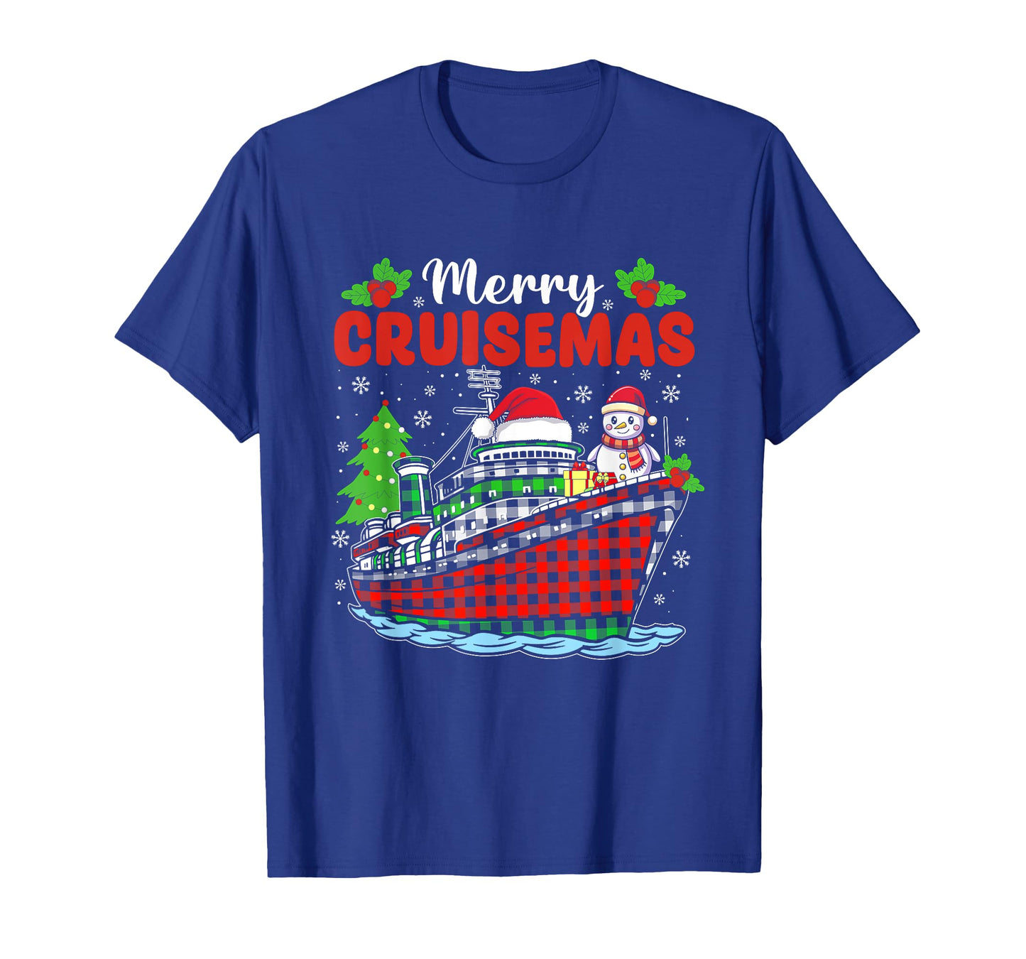 Merry Cruisemas Cruise Christmas Family Xmas Pajamas Holiday T-Shirt