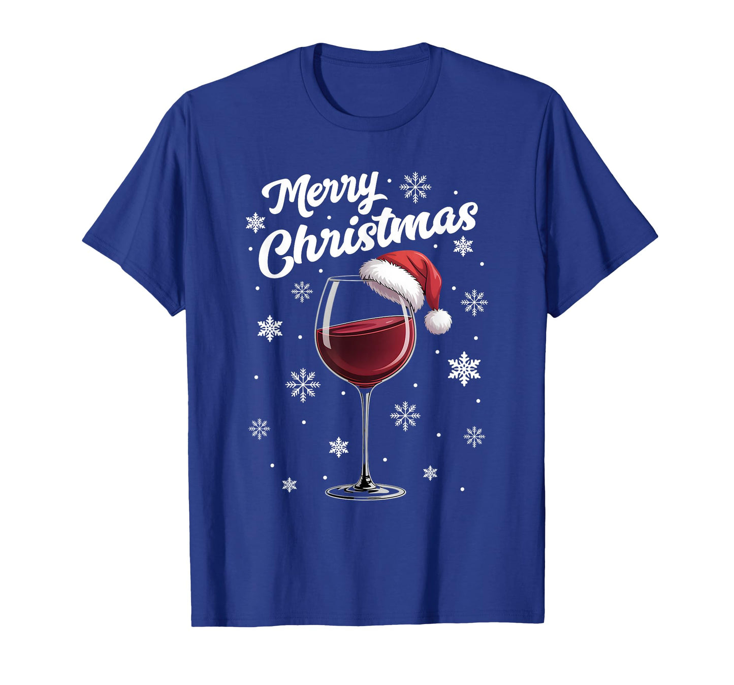 Party Outfit Christmas Pajamas Women Wine Glass Wine T-Shirt