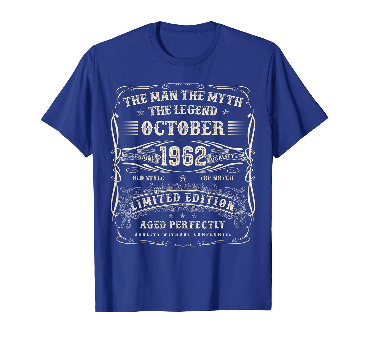 October 1962 63rd Birthday Gifts for Men 63 Year Old Bday T-Shirt