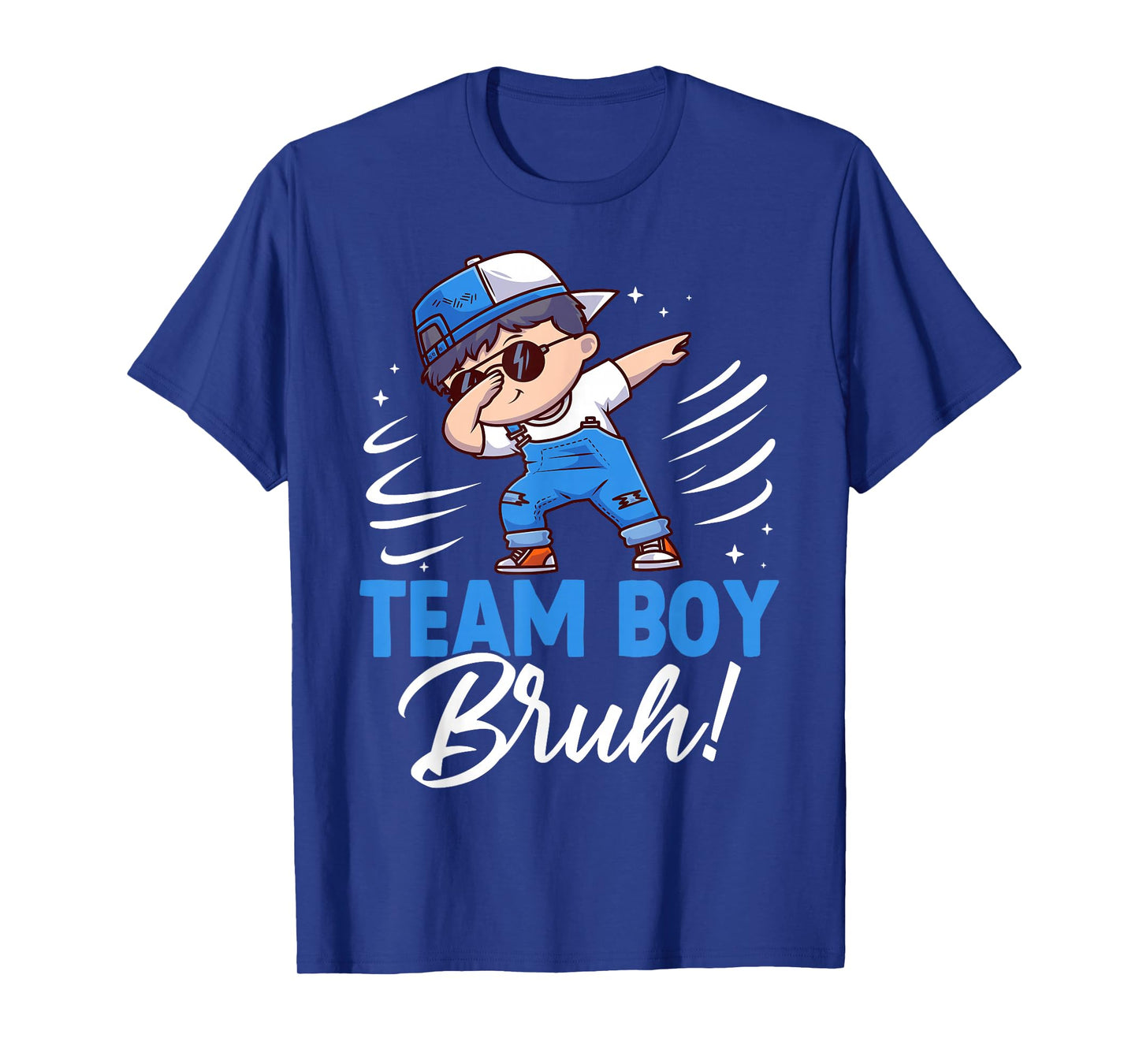 Family Team Boy Bruh Gender Reveal Party Announcement T-Shirt