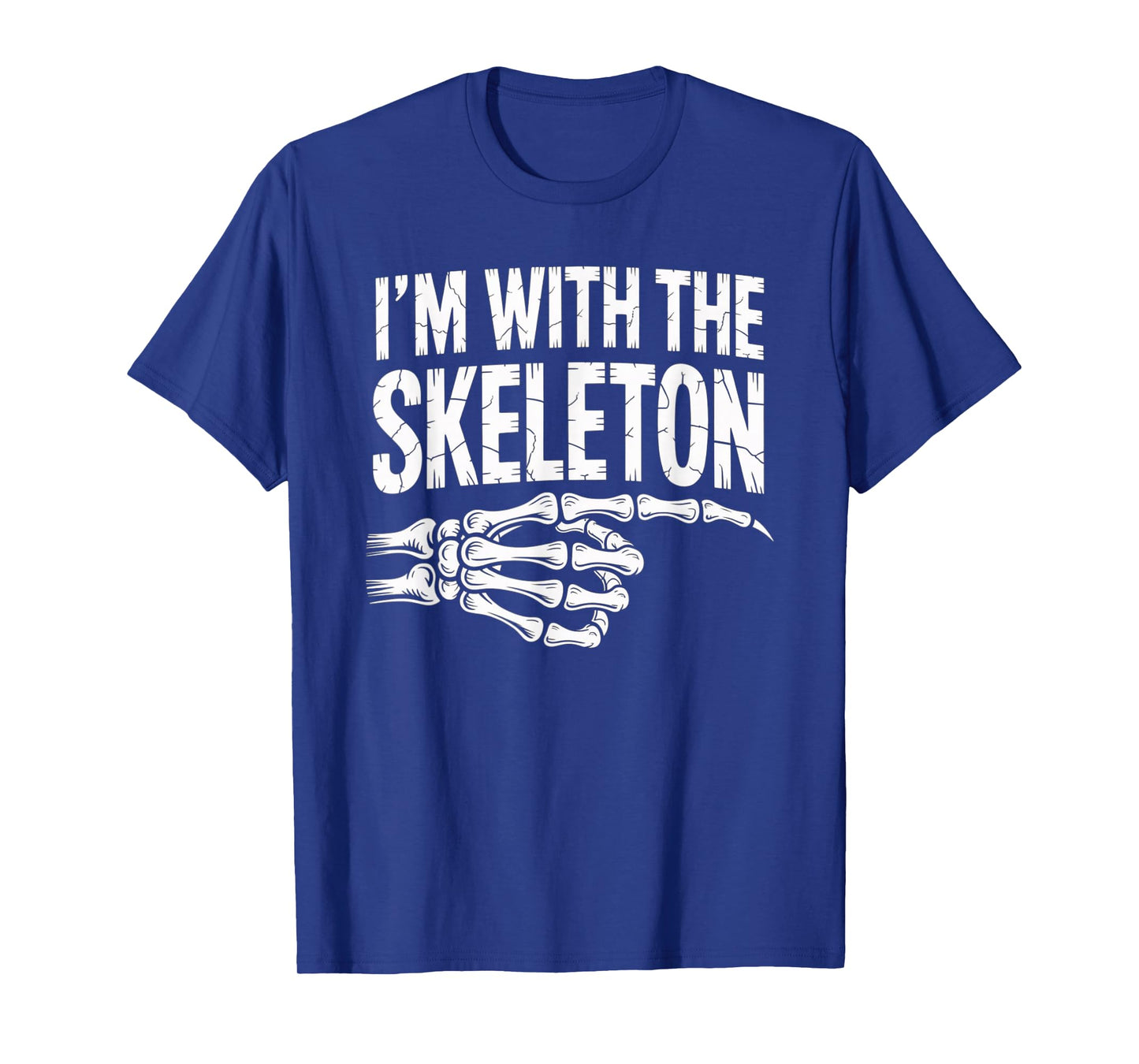 I'm with Skeleton Halloween Costume Couples Matching Gifts T-Shirt