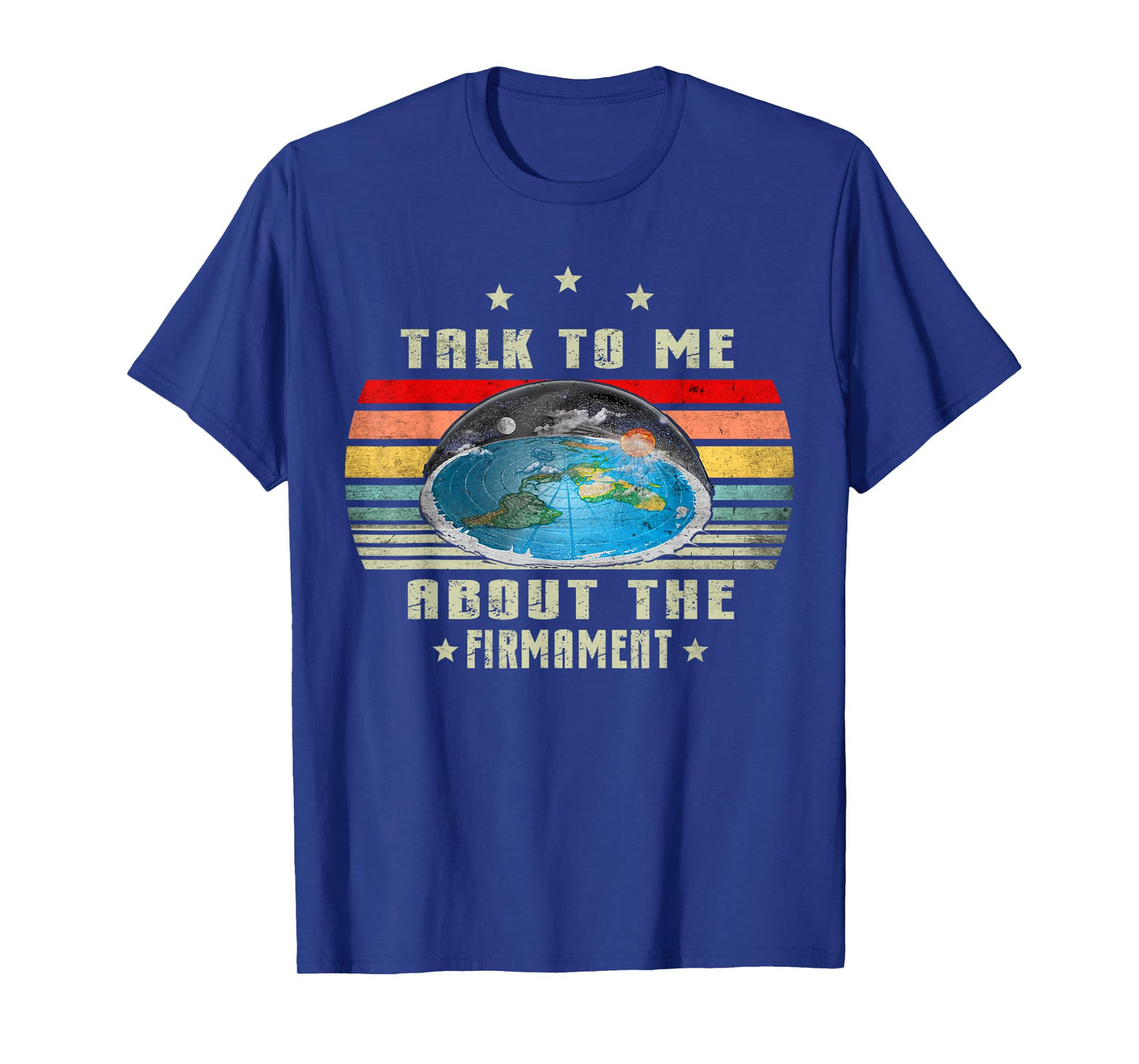Flat Earth talk to me about the firmament flat Earth Vintage T-Shirt