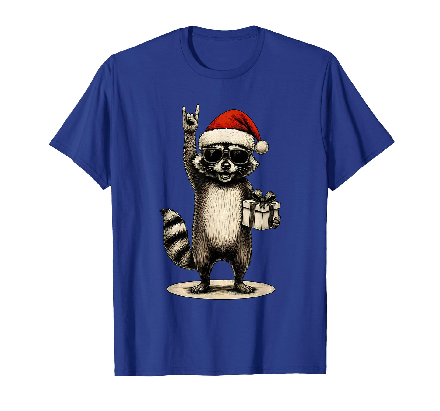 Christmas Funny Raccoon T-Shirt