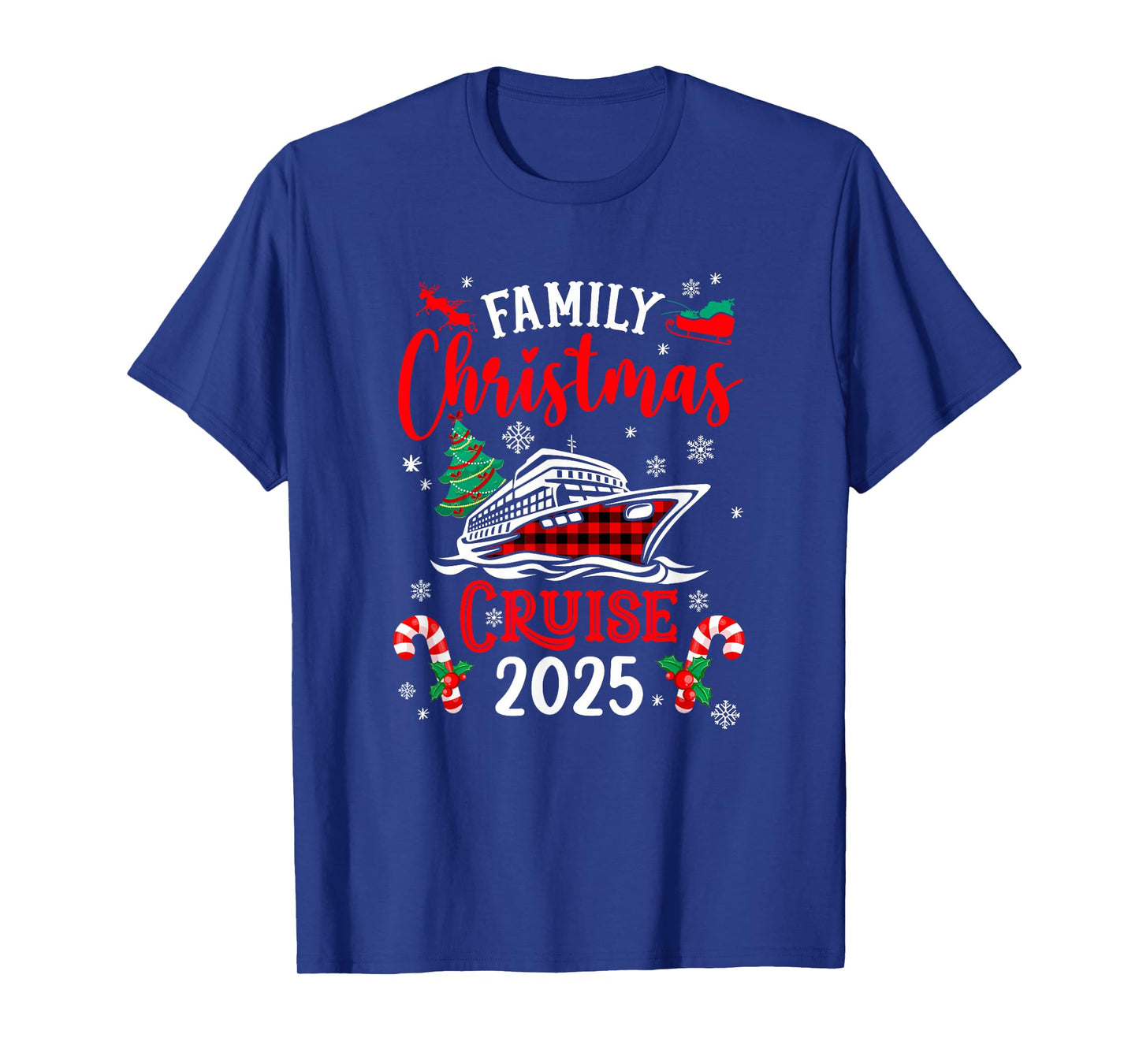 Family Christmas Cruise 2025 Family Matching Merry Christmas T-Shirt