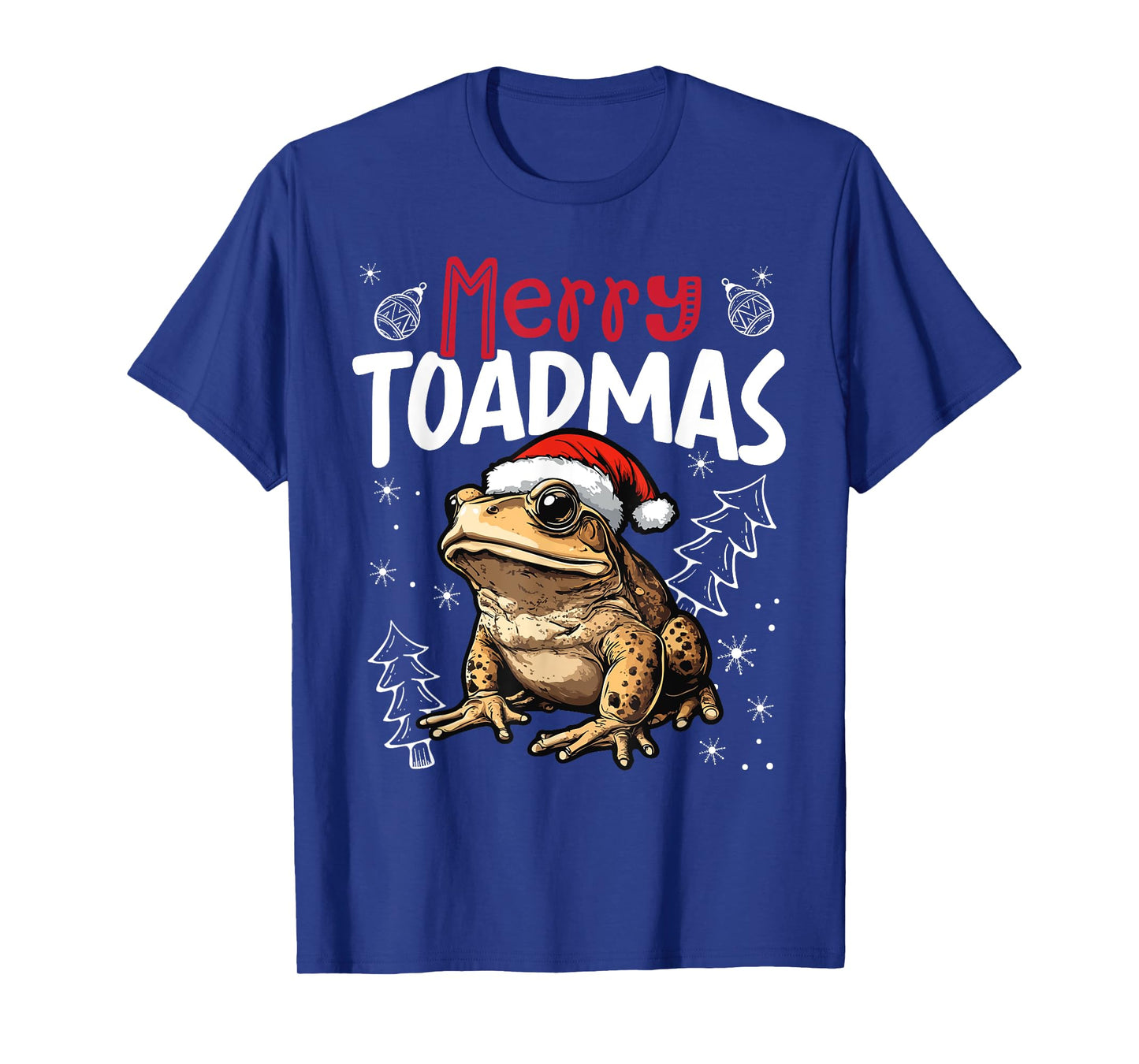 Merry Toadmas Funny Christmas Toad T-Shirt