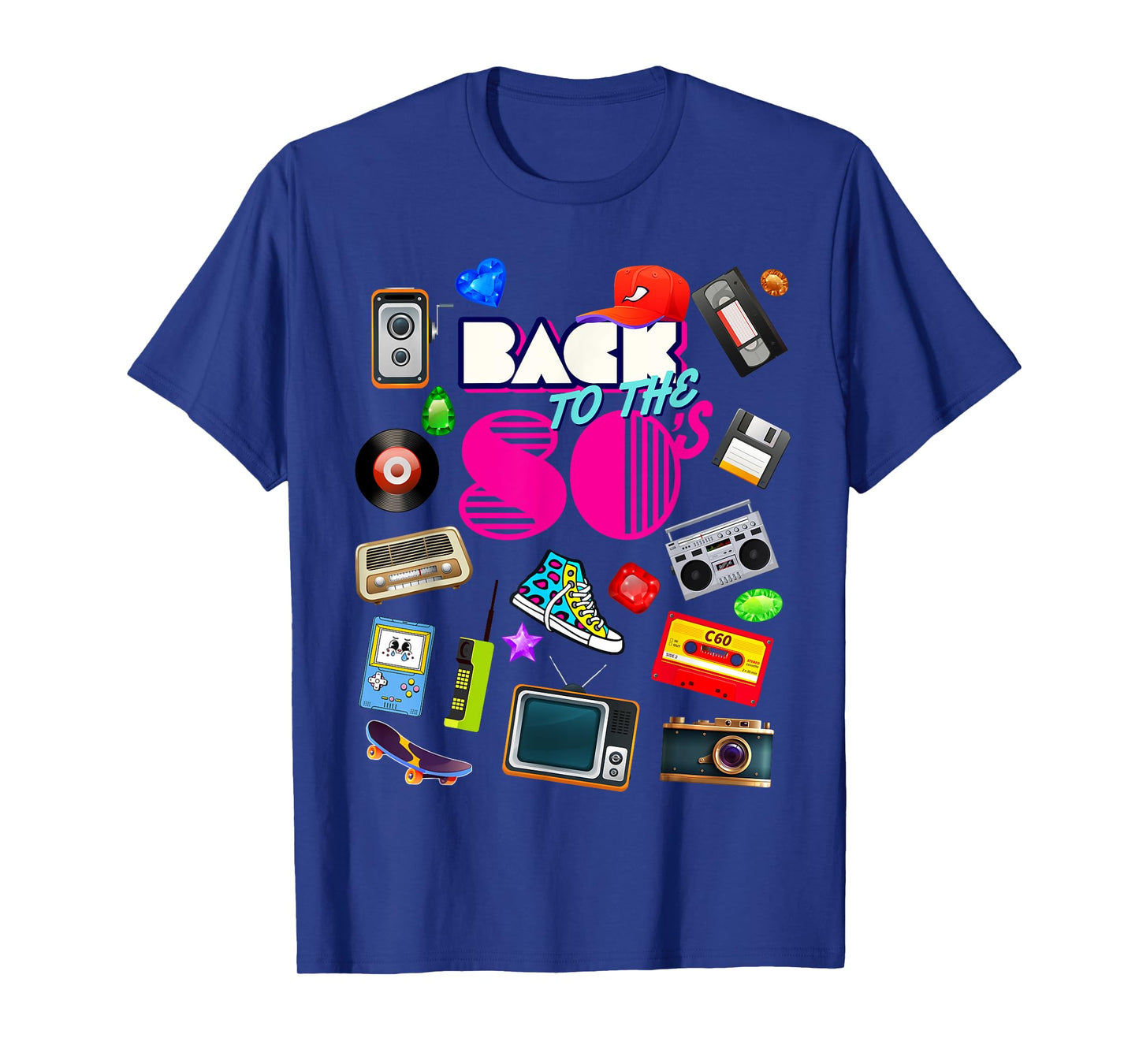 Back To 80's Tees Vintage Retro I Love 80's Graphic Design T-Shirt