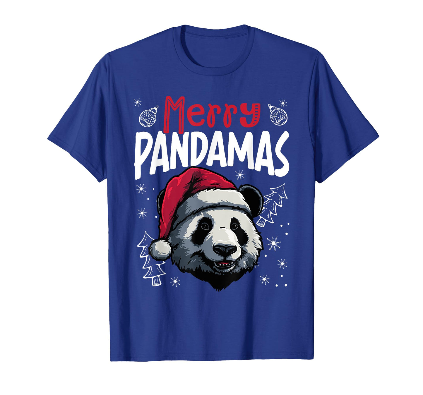 Merry Pandamas Funny Christmas Panda T-Shirt