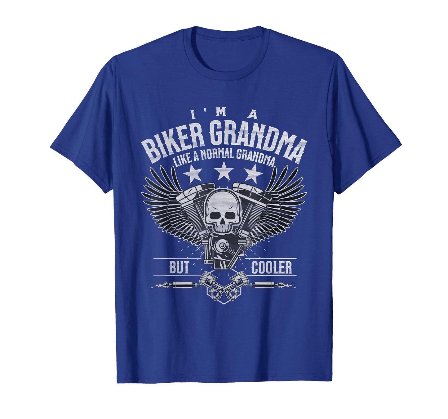 Funny Motorcycle Biker Grandma Like Normal But Cooler T-Shirt