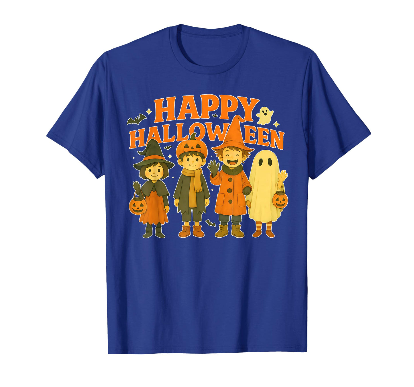 Funny Happy Halloween Kids Costume Trick or Treat Party Look T-Shirt