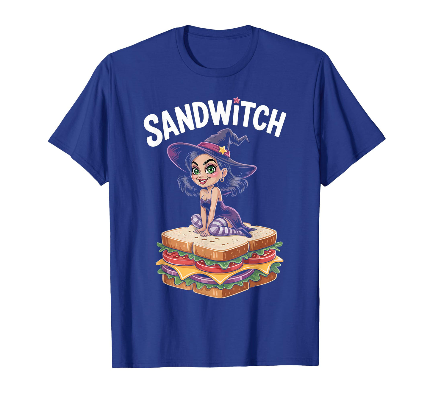 Sandwitch Funny Witch Halloween Food Pun T-Shirt