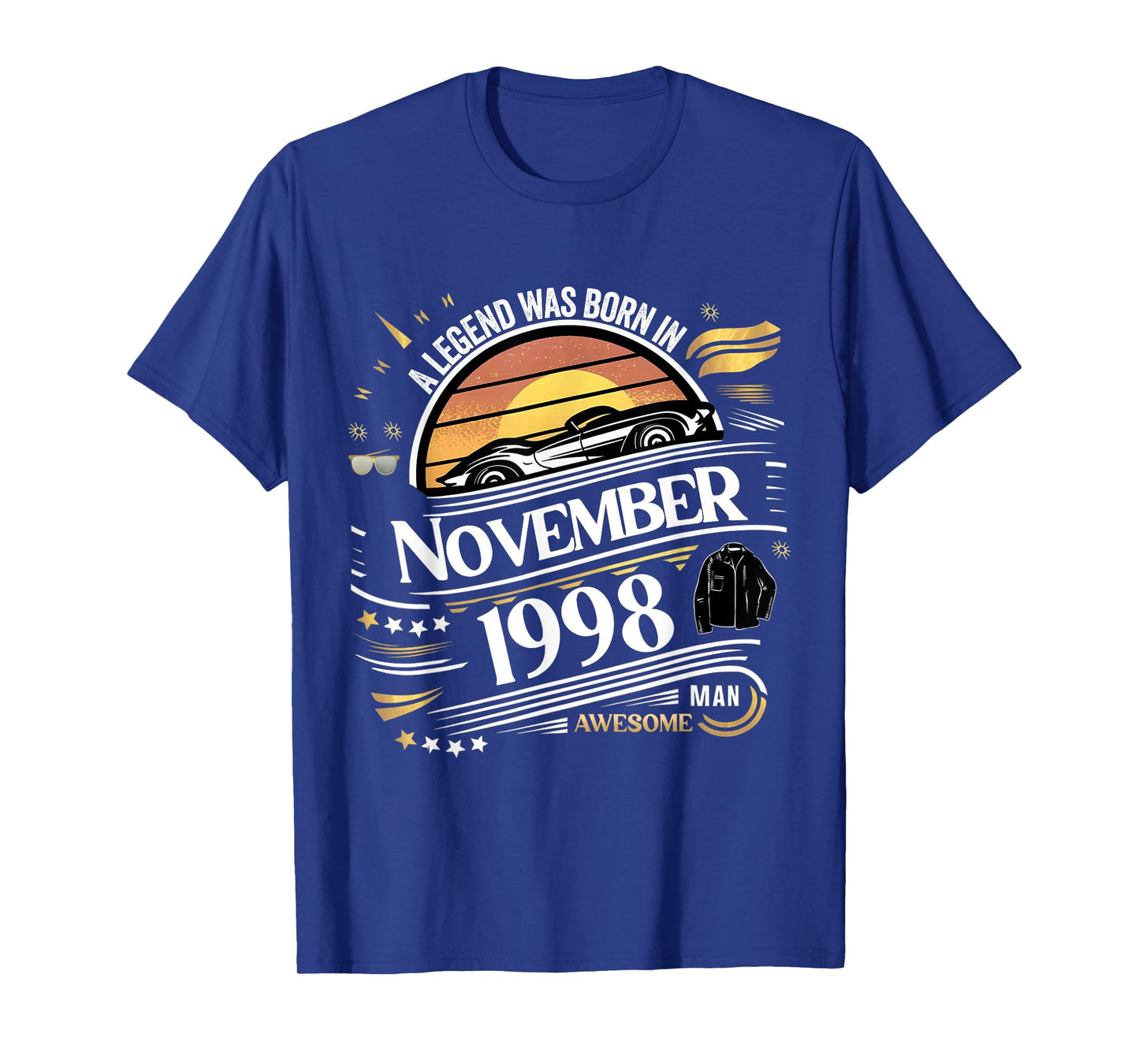 A Legend was Born in November 1998 Awesome Man Boy Birthday T-Shirt