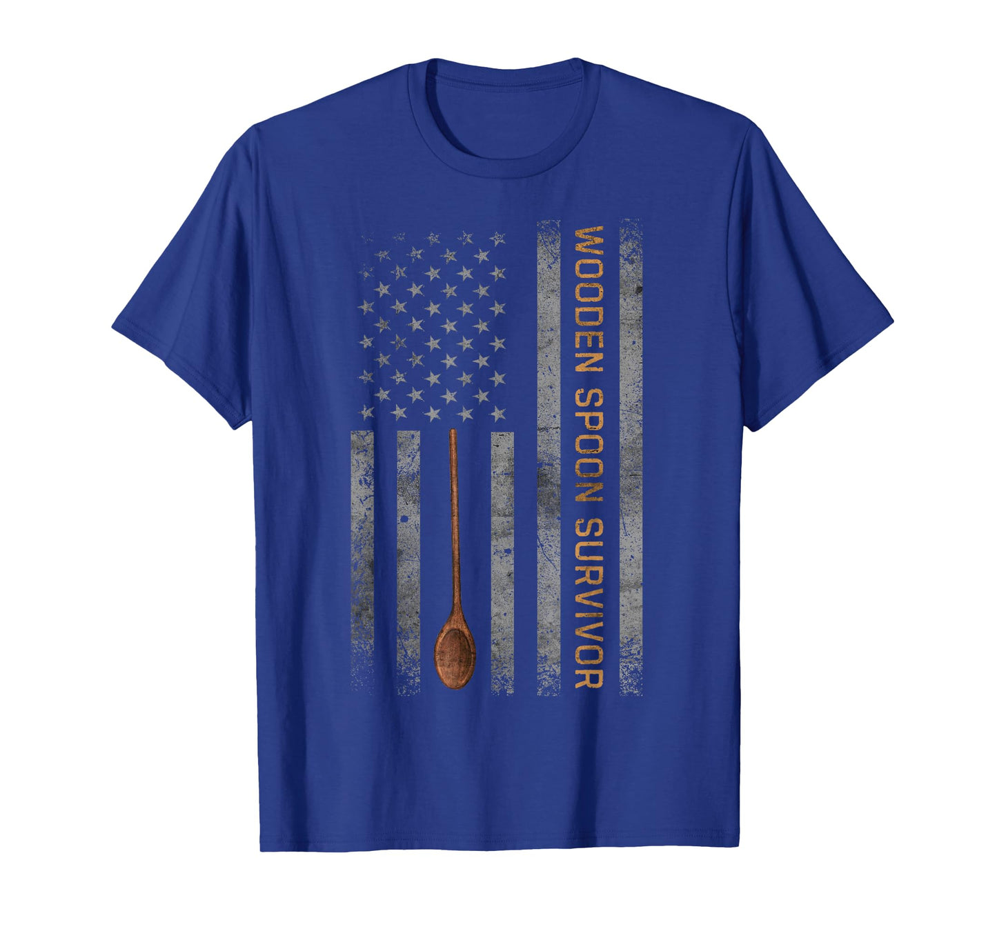 Wooden Spoon Survivor vintage American flag T-Shirt