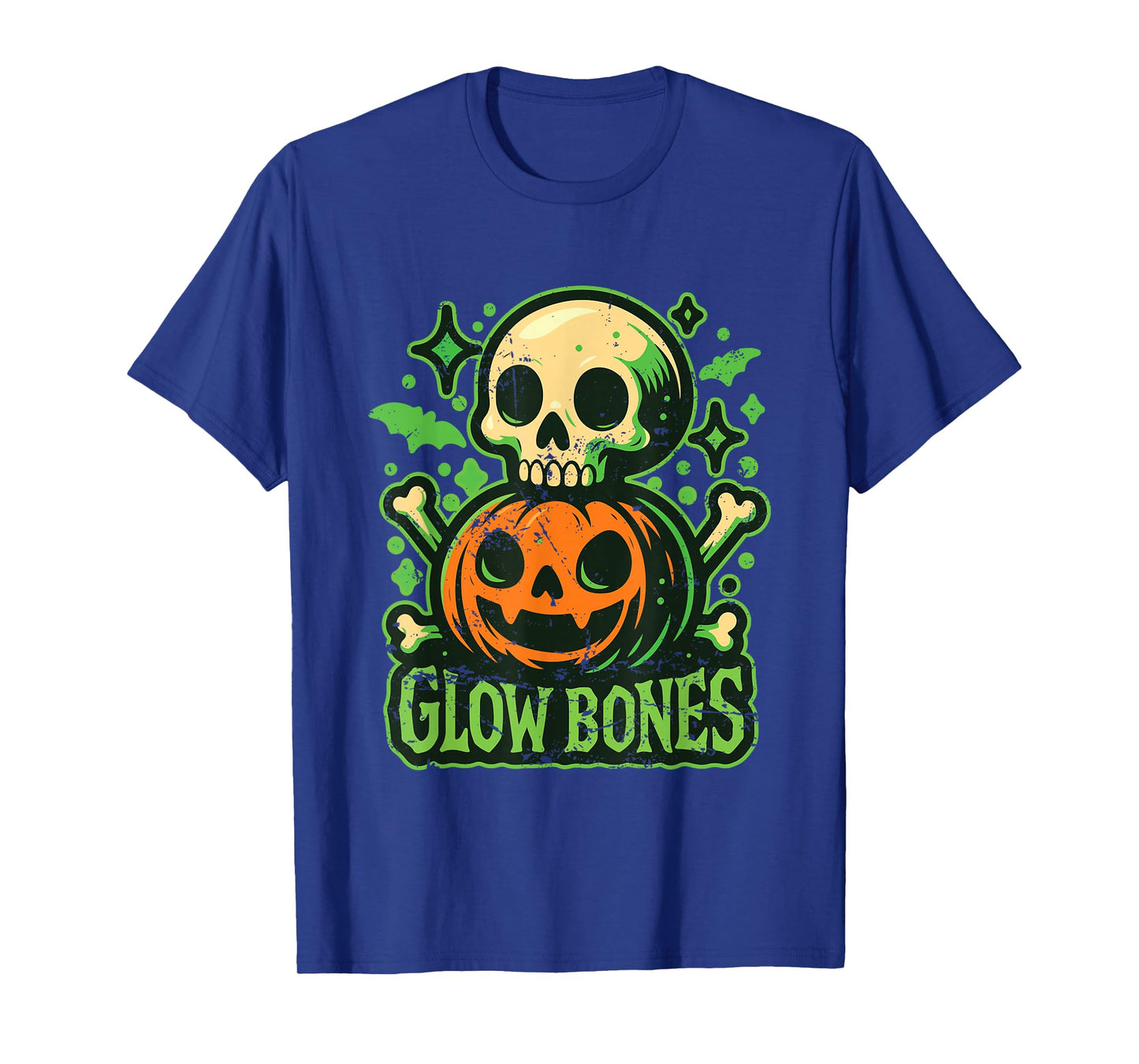 Glow Bones Pumpkin Skeleton T-Shirt