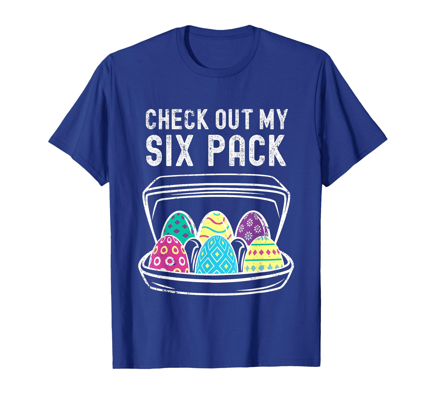 Funny Easter Egg Workout Check Out My Six Pack Abs Easter T-Shirt