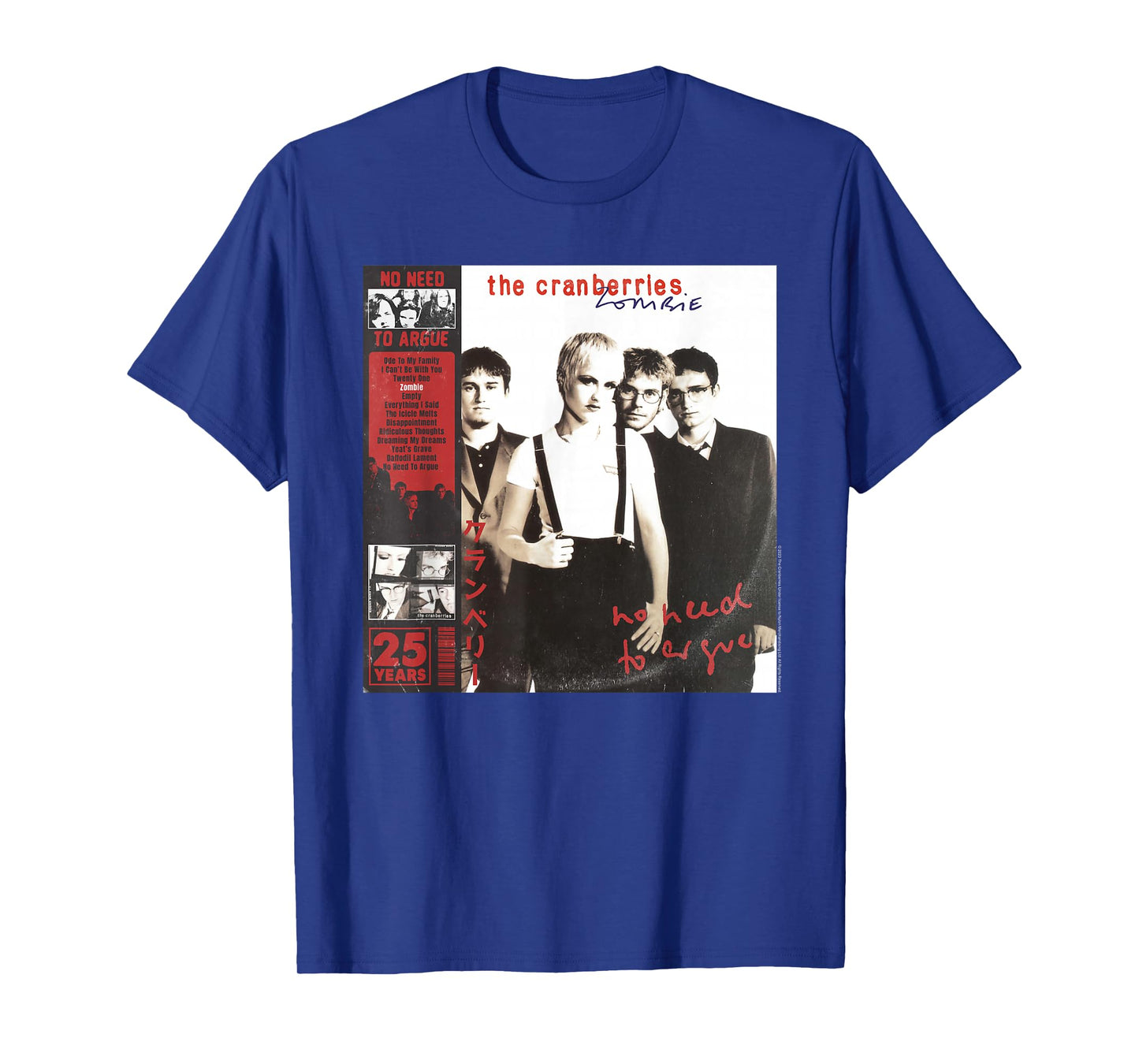 The Cranberries No Need to Argue Album Vintage Band T-Shirt