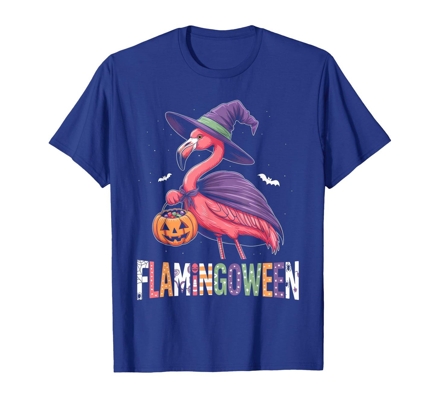 Happy Flamingoween Shirt Funny Flamingo Halloween Costume T-Shirt