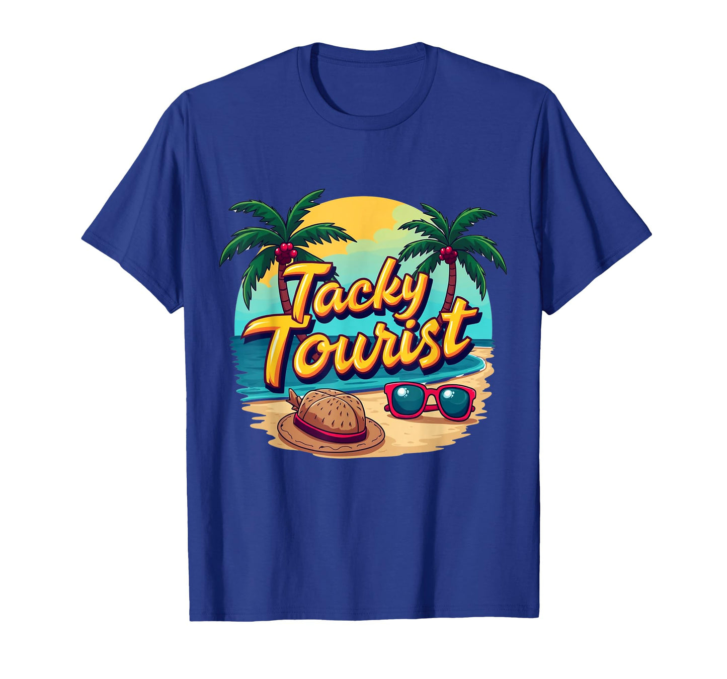 Vacay Tacky Tourist Outfit Wacky Cruise Costume Idea Tacky T-Shirt