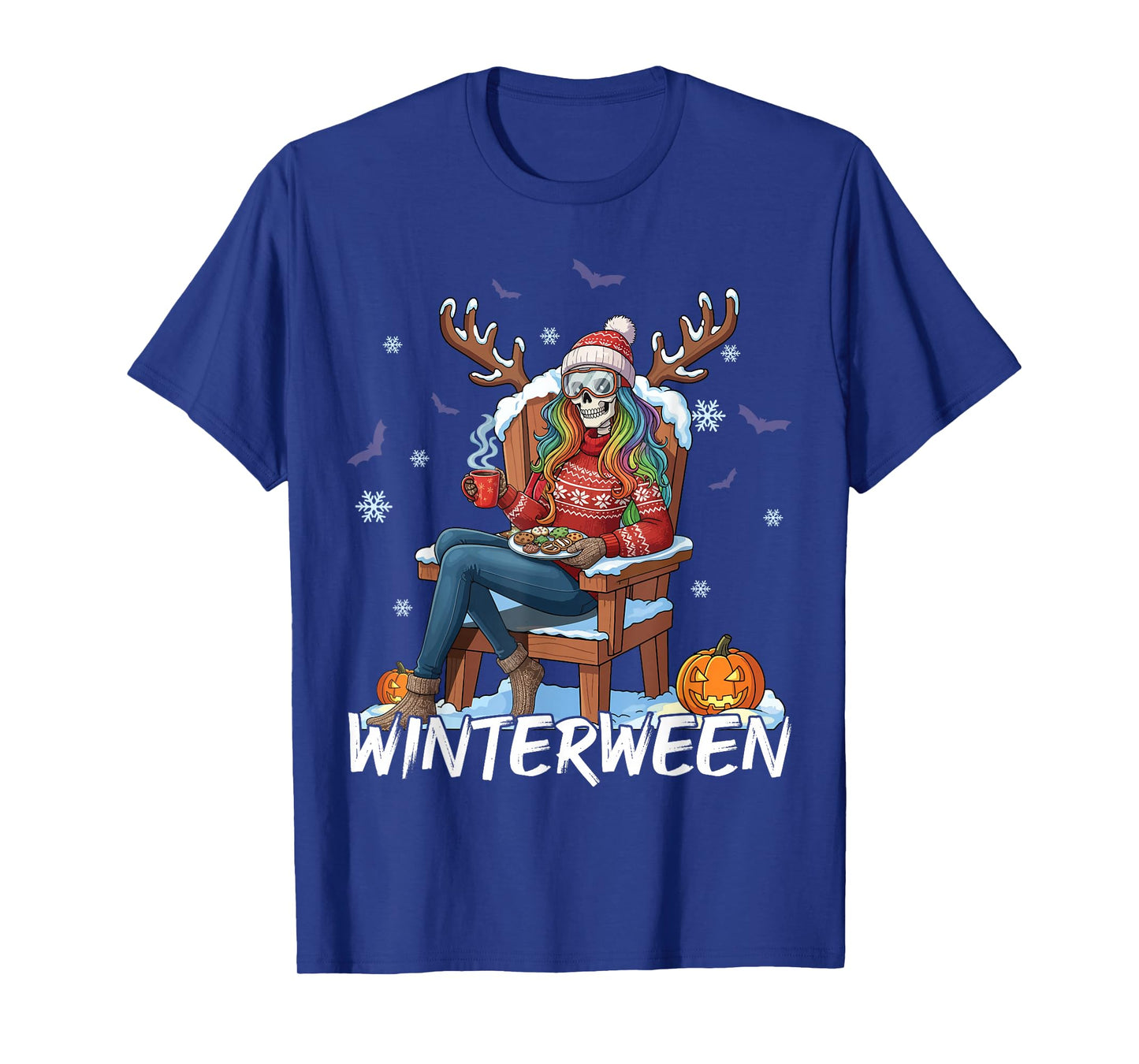Winterween Winter Halloween Christmas Creepy Spooky Scary T-Shirt