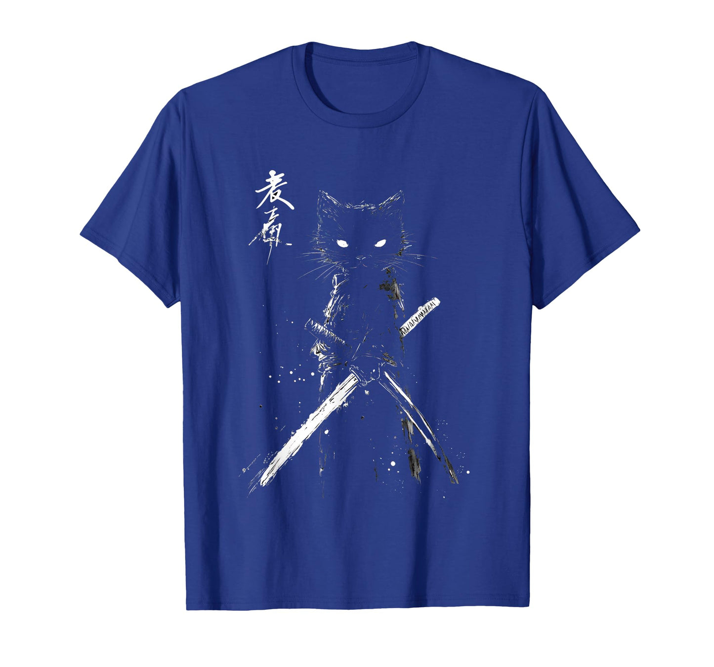 Samurai Cat Ukiyo-e Art Vintage Japanese Warrior Aesthetic T-Shirt