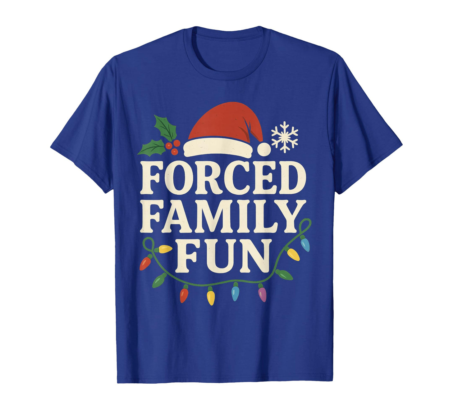 Forced Family Fun Christmas Matching Outfit for Holiday T-Shirt