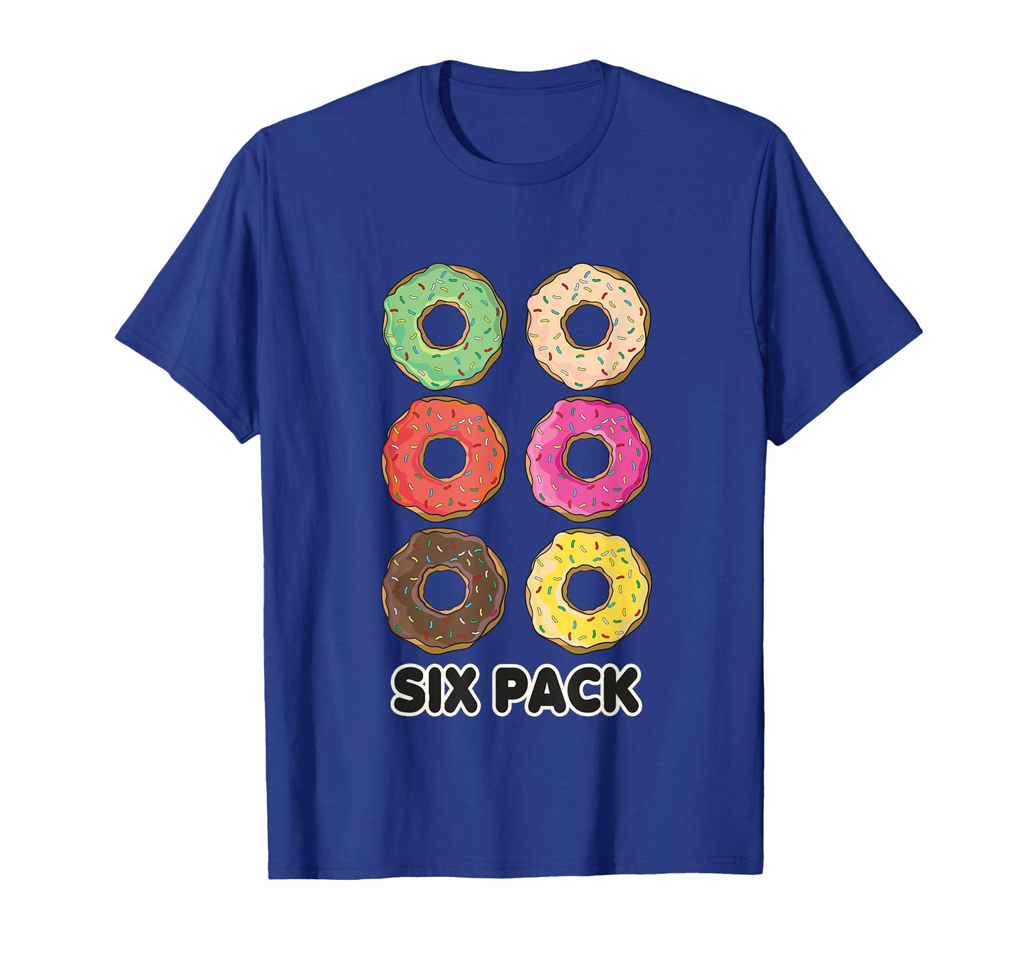Funny Donut Six Pack Workout T-Shirt