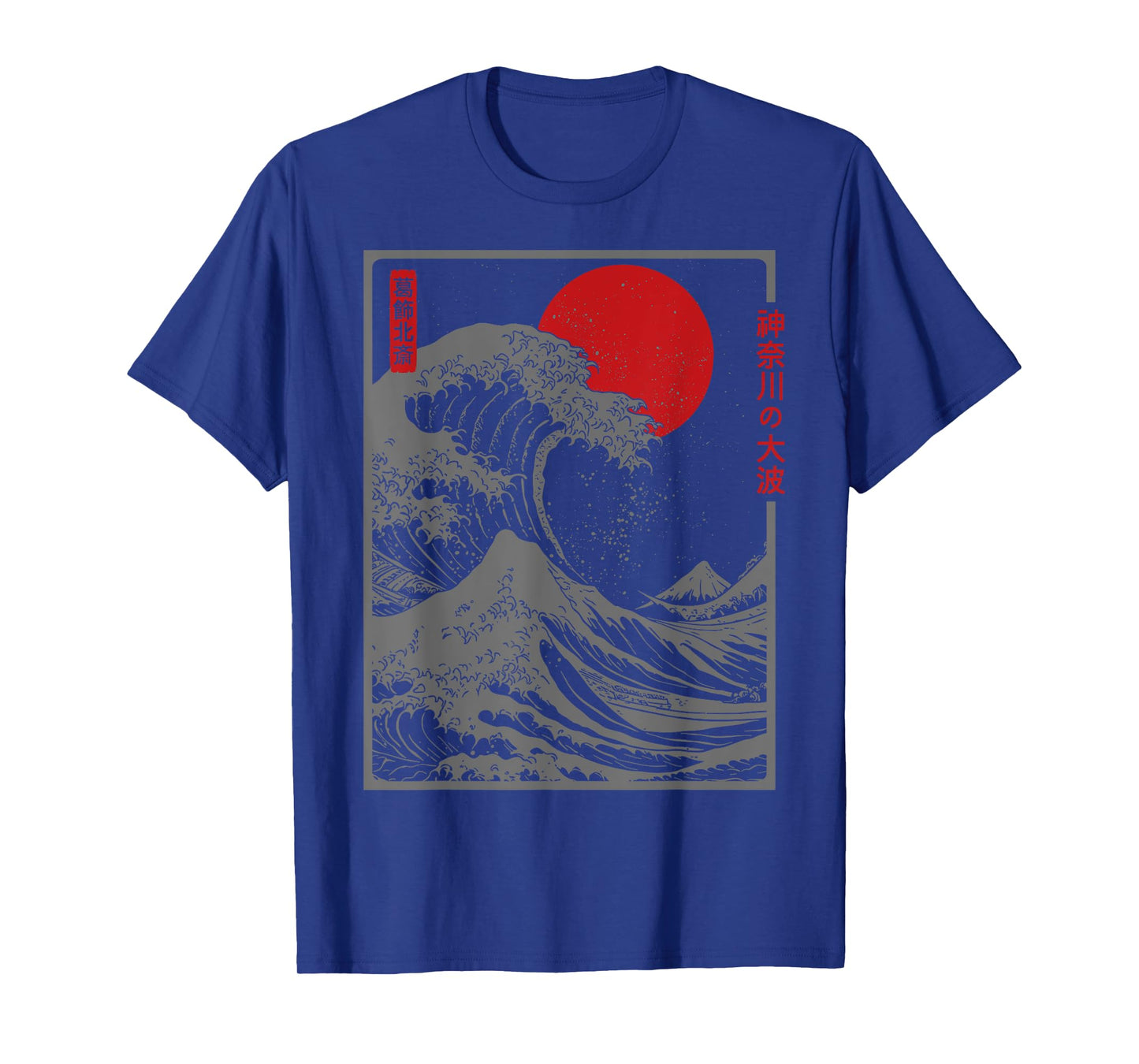 The Great Wave Kanagawa Retro Artwork Japanese Kanagawa Wave T-Shirt