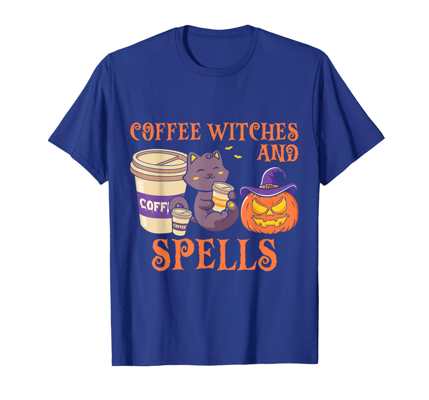 Coffee Witches and Spells Halloween T-Shirt T-Shirt