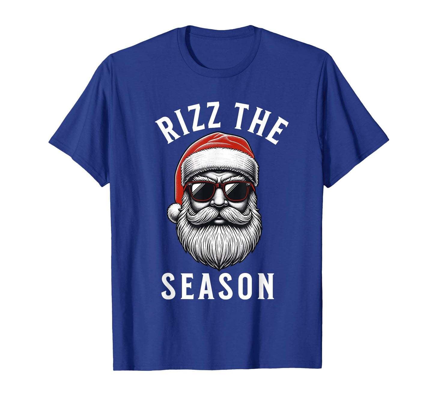 Rizz the Season Silly Christmas Funny Santa Men Teen Boys T-Shirt