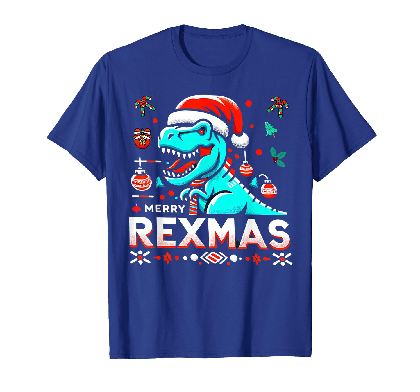 Merry Rexmas Christmas Dinosaur T-Rex Xmas T-Shirt