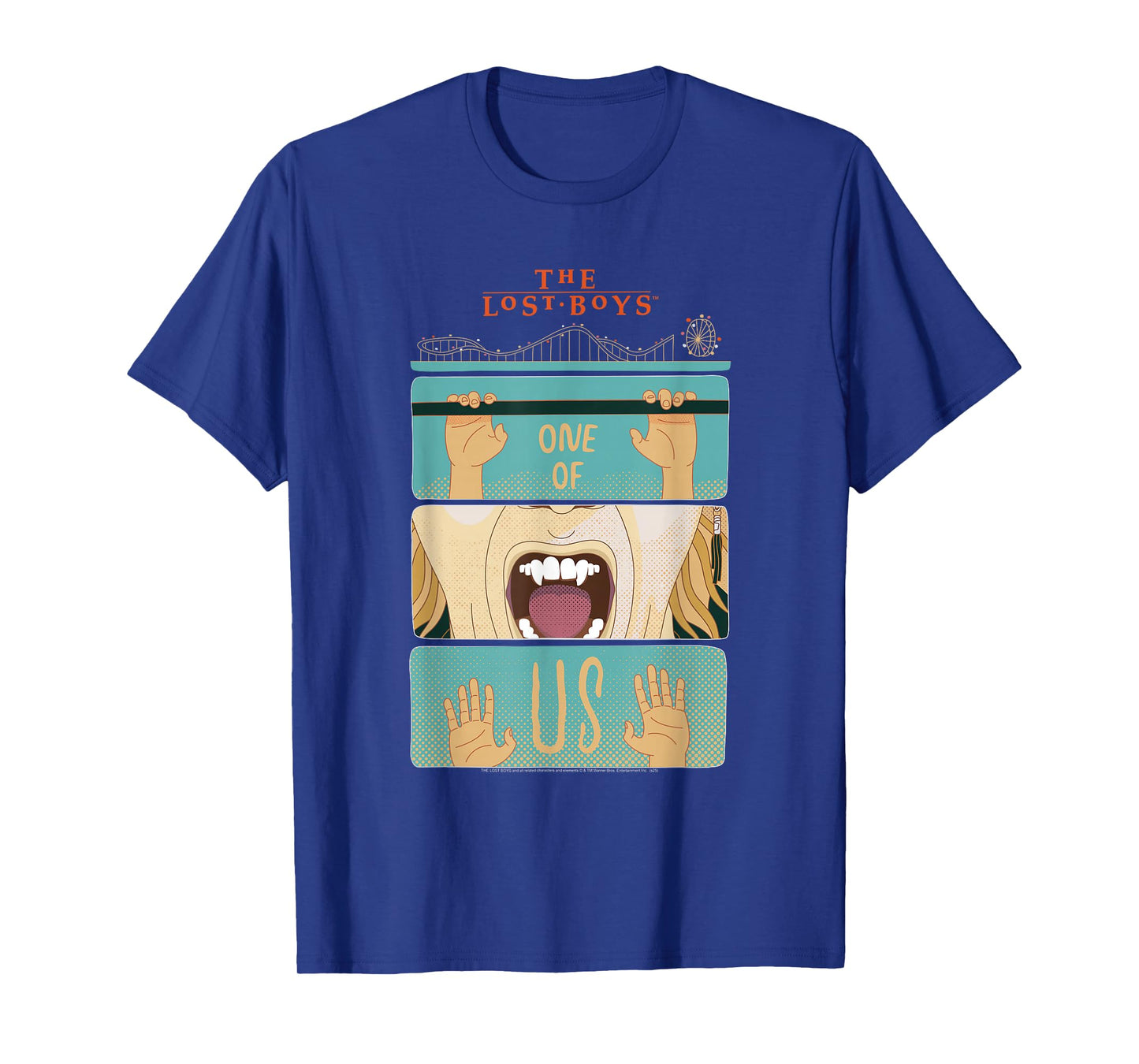 The Lost Boys One of Us Drop Illustration Horror Movie T-Shirt