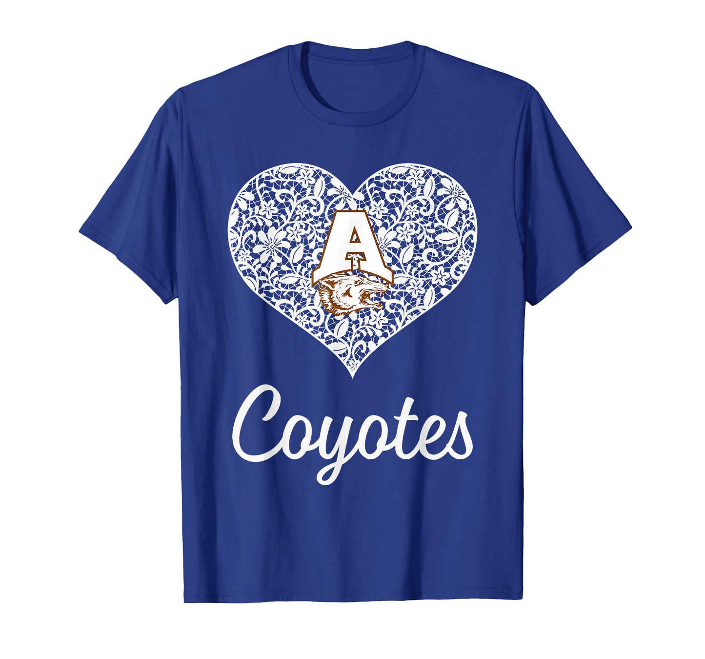 Alice Coyotes Logo Lace Heart HS T-Shirt
