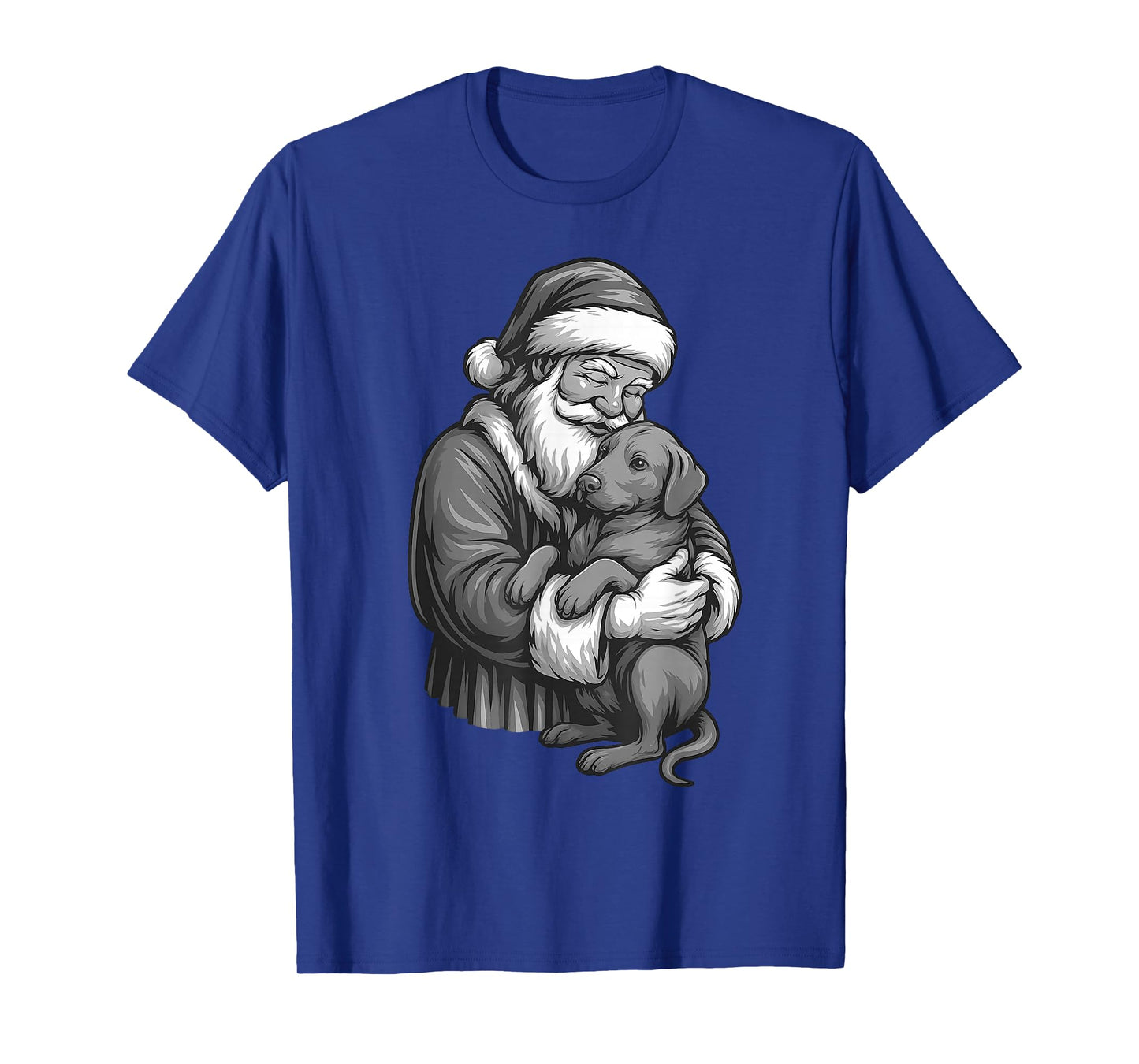 Rhodesian Ridgeback Santa Claus Christmas Dog Lover T-Shirt
