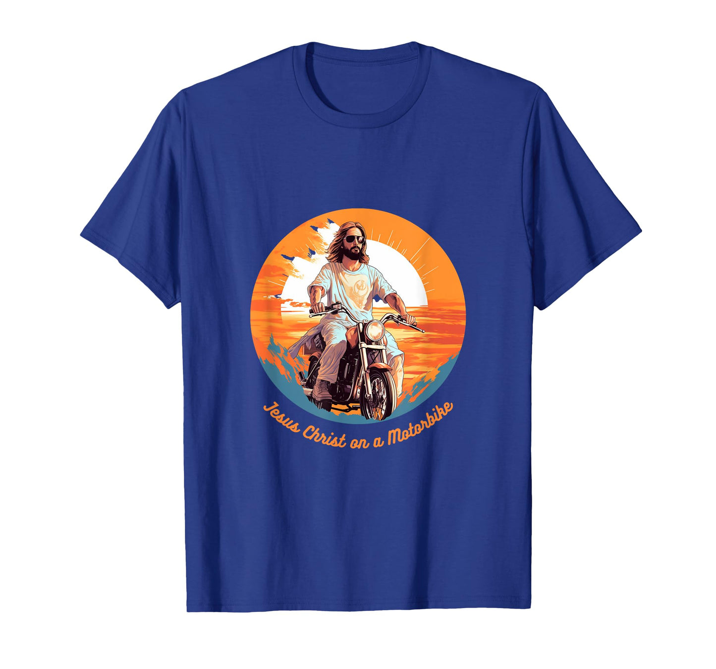 Jesus Christ on a Motorbike T-Shirt