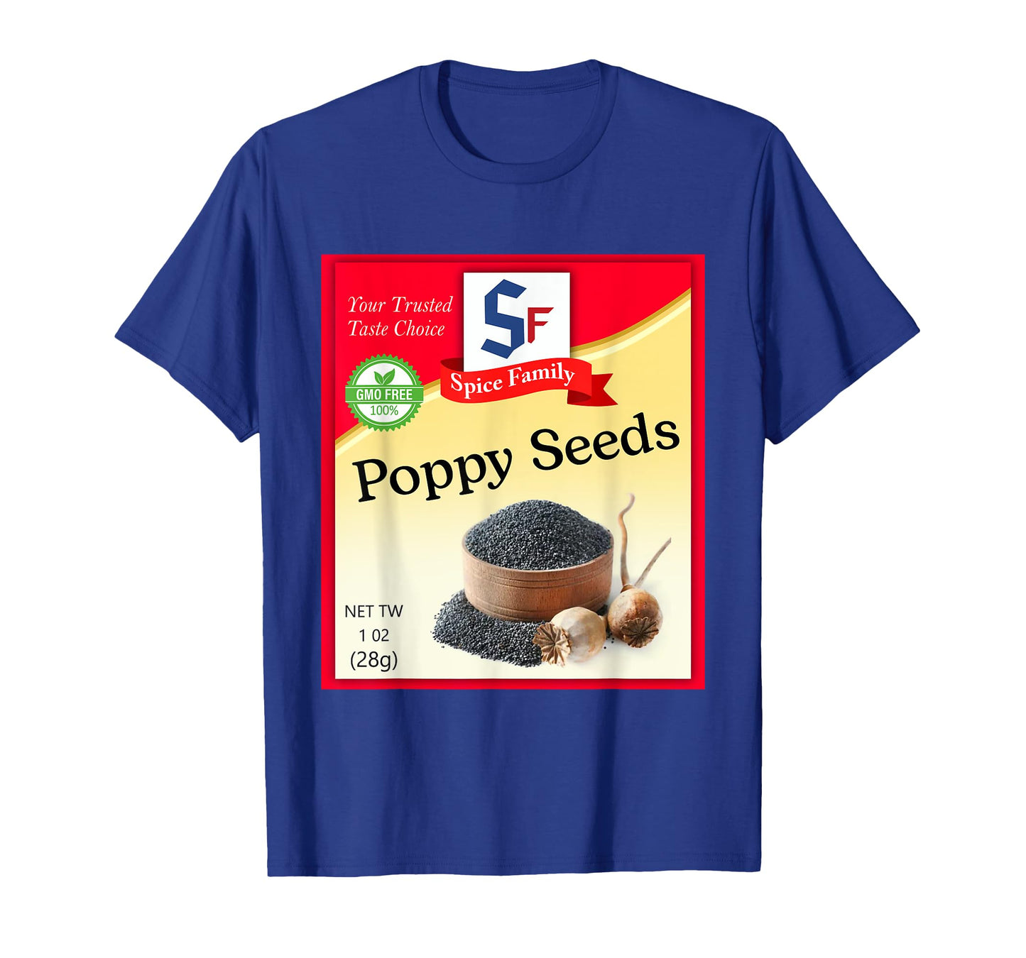 Poppy Seeds Condiment Costume Holiday Spice Costumes T-Shirt