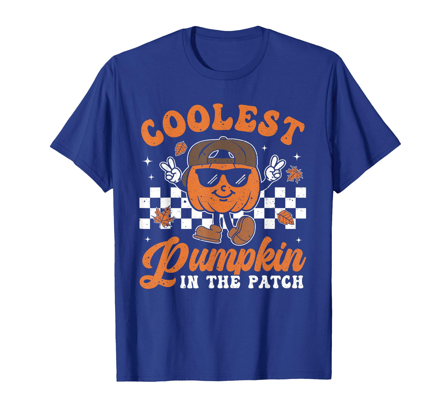 Coolest Pumpkin In The Patch Halloween Boys Girls Teens Kids T-Shirt