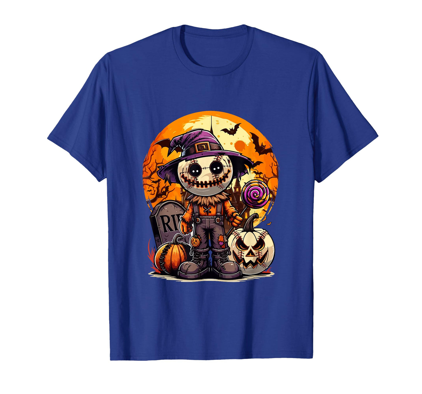 Horror Baseball Balls Costume Halloween Player Fan Family T-Shirt
