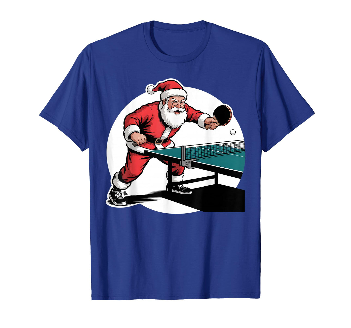 Table Tennis Christmas Santa Xmas Funny Boys Women Men T-Shirt