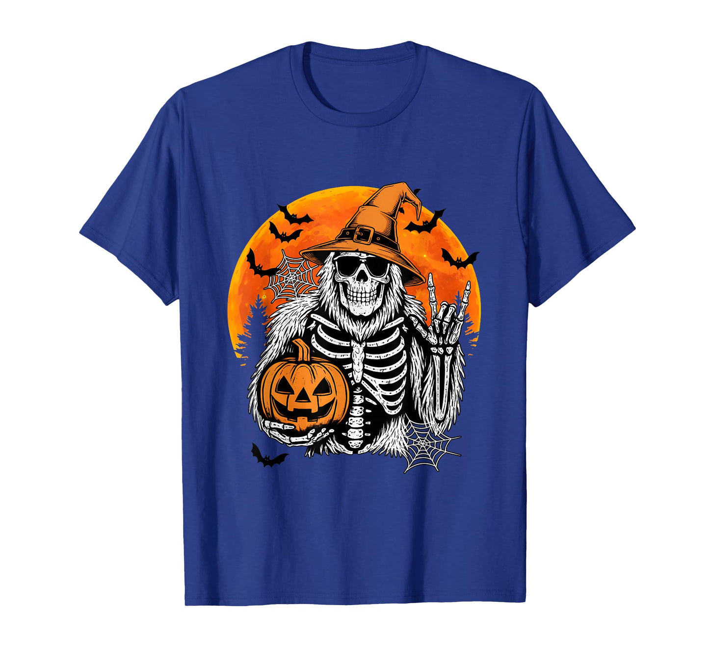 Spooky Skeleton Halloween Mens Funny Sasquatch Rock Costume T-Shirt
