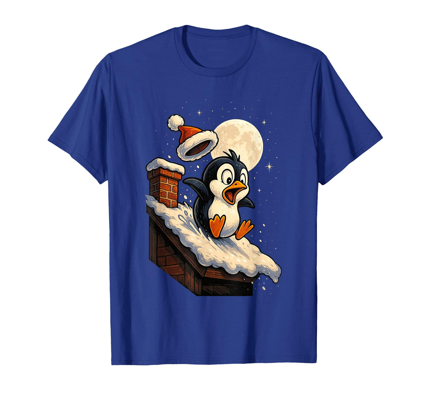 Cute Penguin Snowy Christmas Holiday Xmas Animal T-Shirt