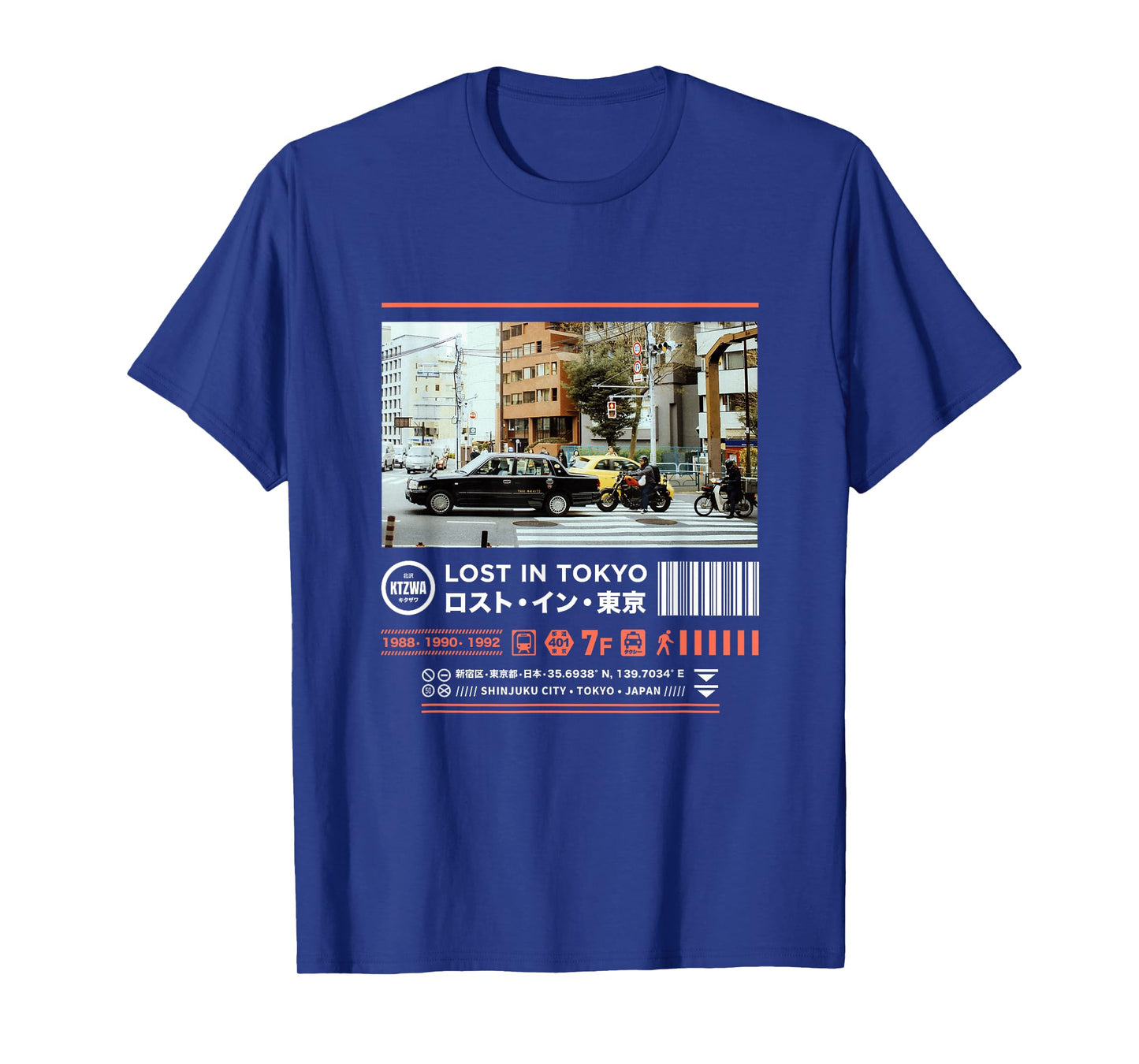 Japanese Tokyo Cyberpunk Art Streetwear Retro Graphic Tee T-Shirt