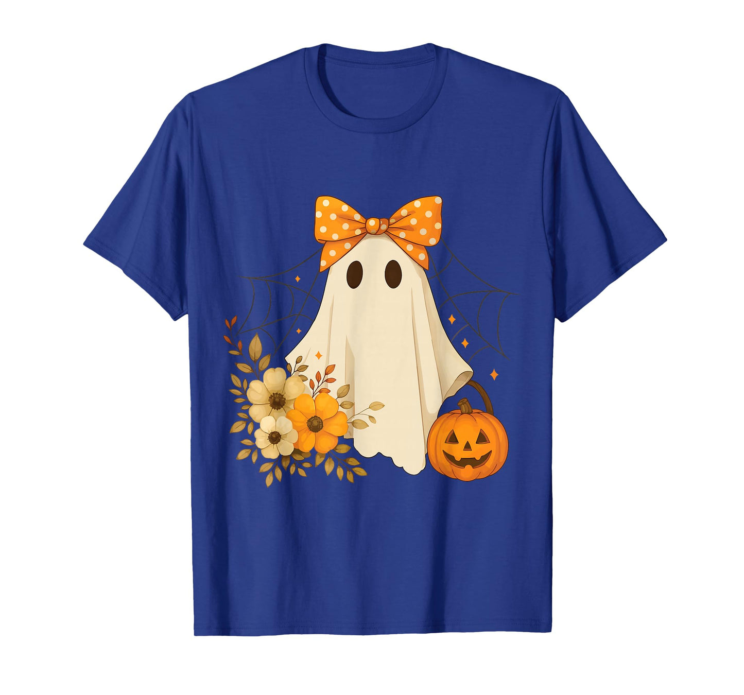Coquette Flower Lace Ghost Funny Halloween Costume Tee T-Shirt