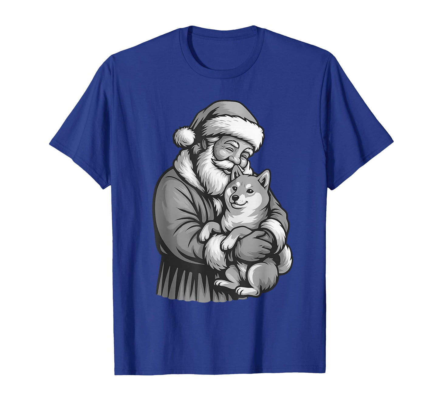 Shiba Inu Santa Claus Christmas Dog Lover T-Shirt
