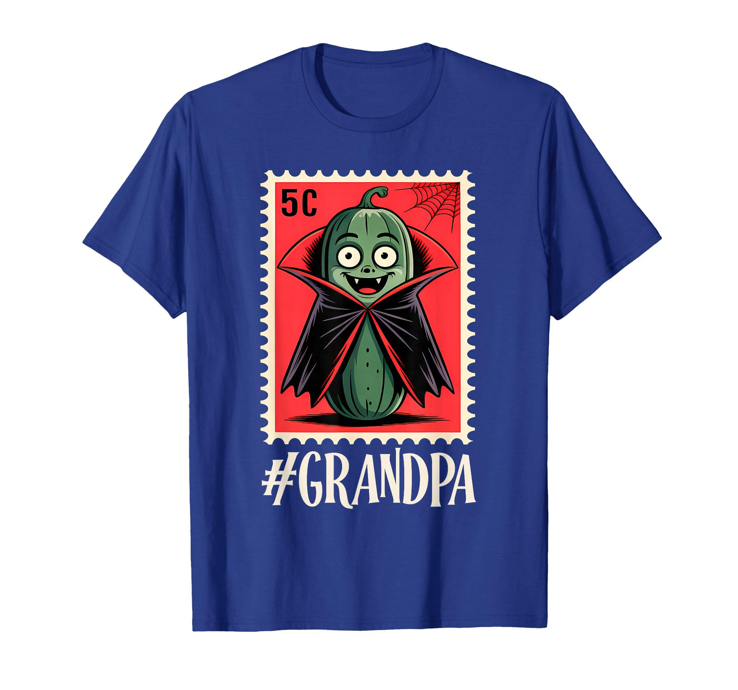 Creepy Cucumber Squad β Funny Halloween Stamp #Grandpa T-Shirt