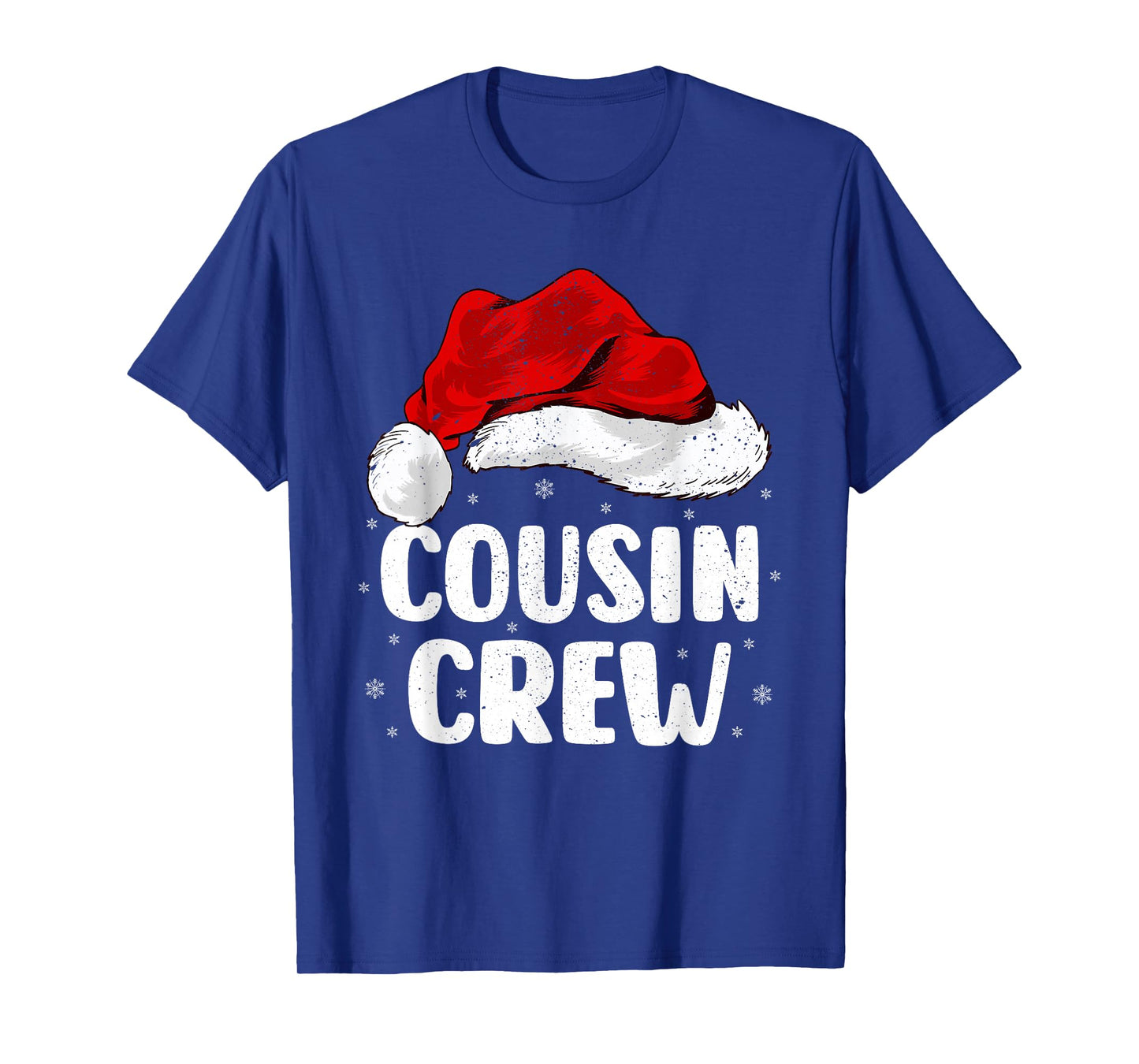 Cousin Crew Christmas Santa Hat Family Men Women Kids Xmas T-Shirt