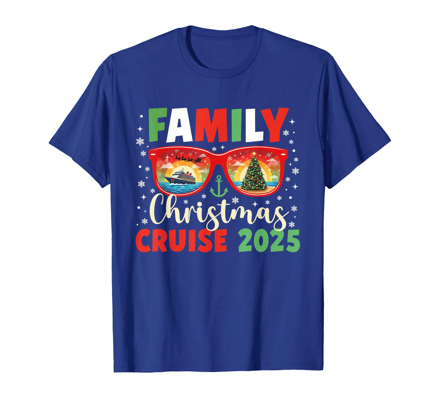 Family Christmas Cruise 2025 Family Xmas Cruise Holiday Trip T-Shirt