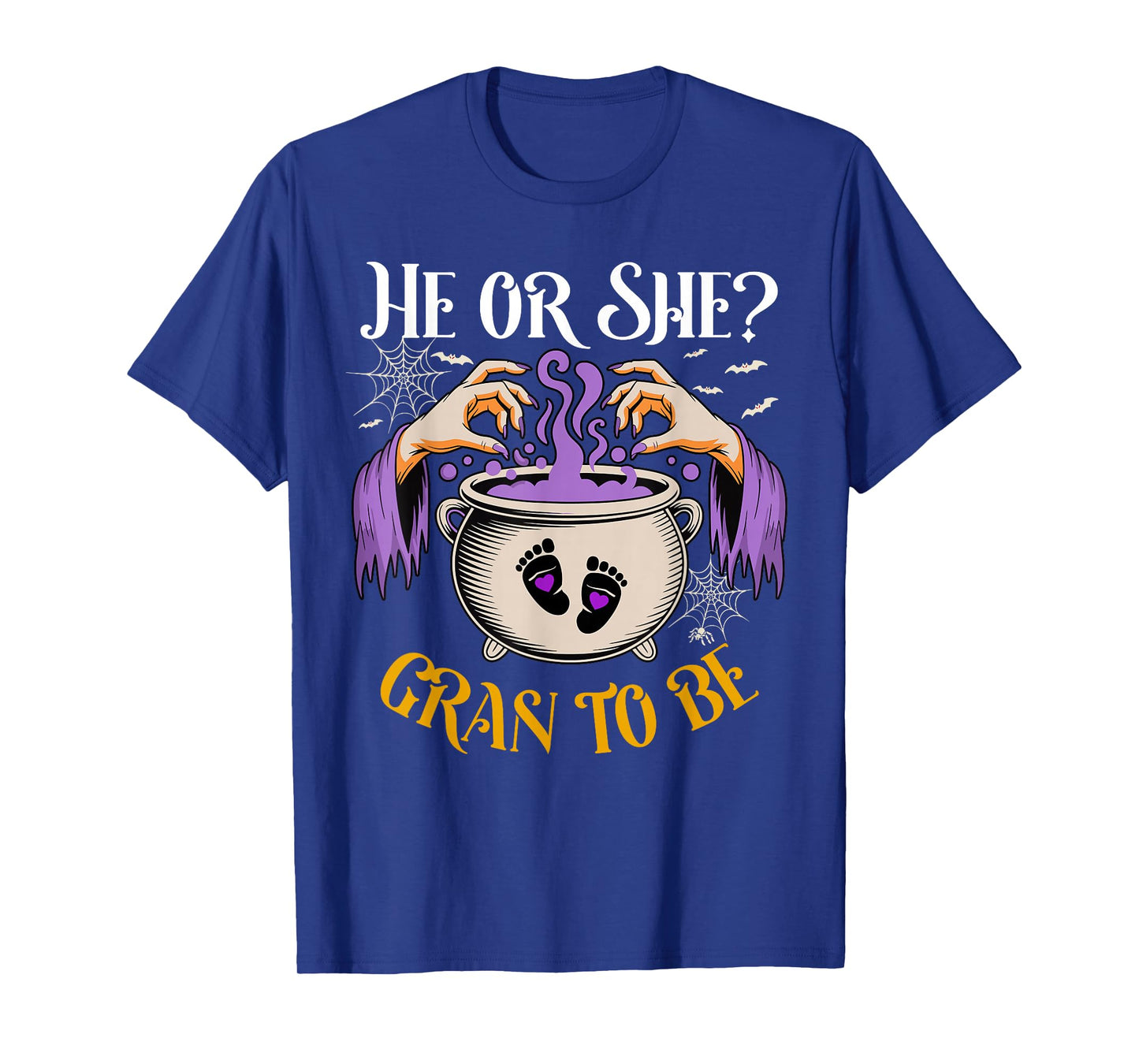He Or She Gran to Be Baby Reveal Halloween Costume T-Shirt
