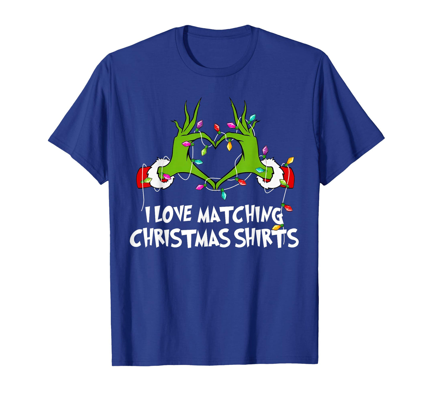 I Love Matching Christmas Shirts But I Don't Xmas Couples T-Shirt