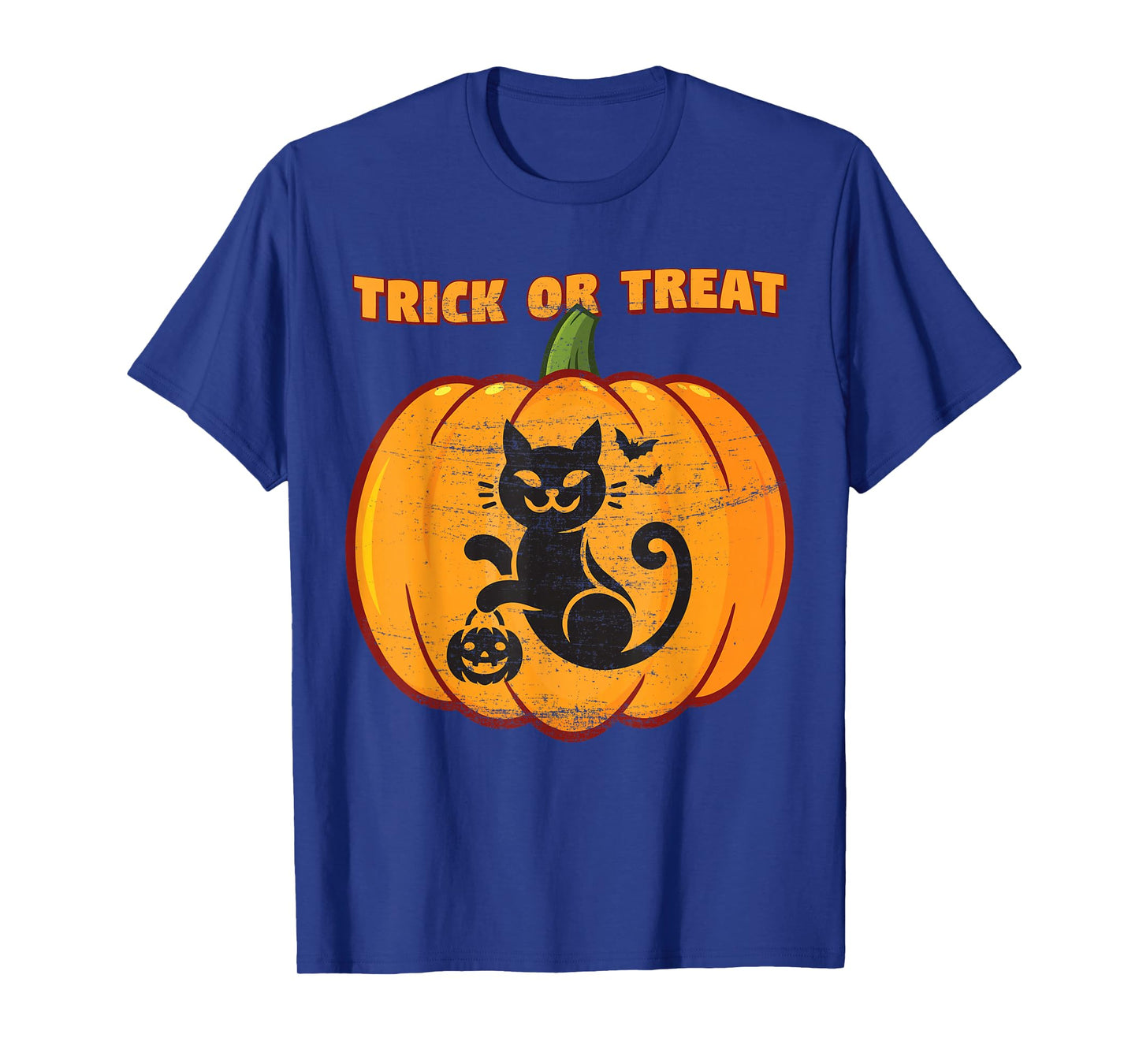 Funny Cat Lady Halloween Pumpkin Witch Black Cat Costume Cat T-Shirt