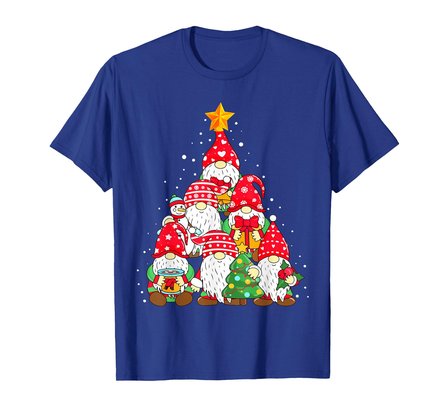 Christmas Gnome Shirt for Family Pajamas Gnome Xmas Tree T-Shirt