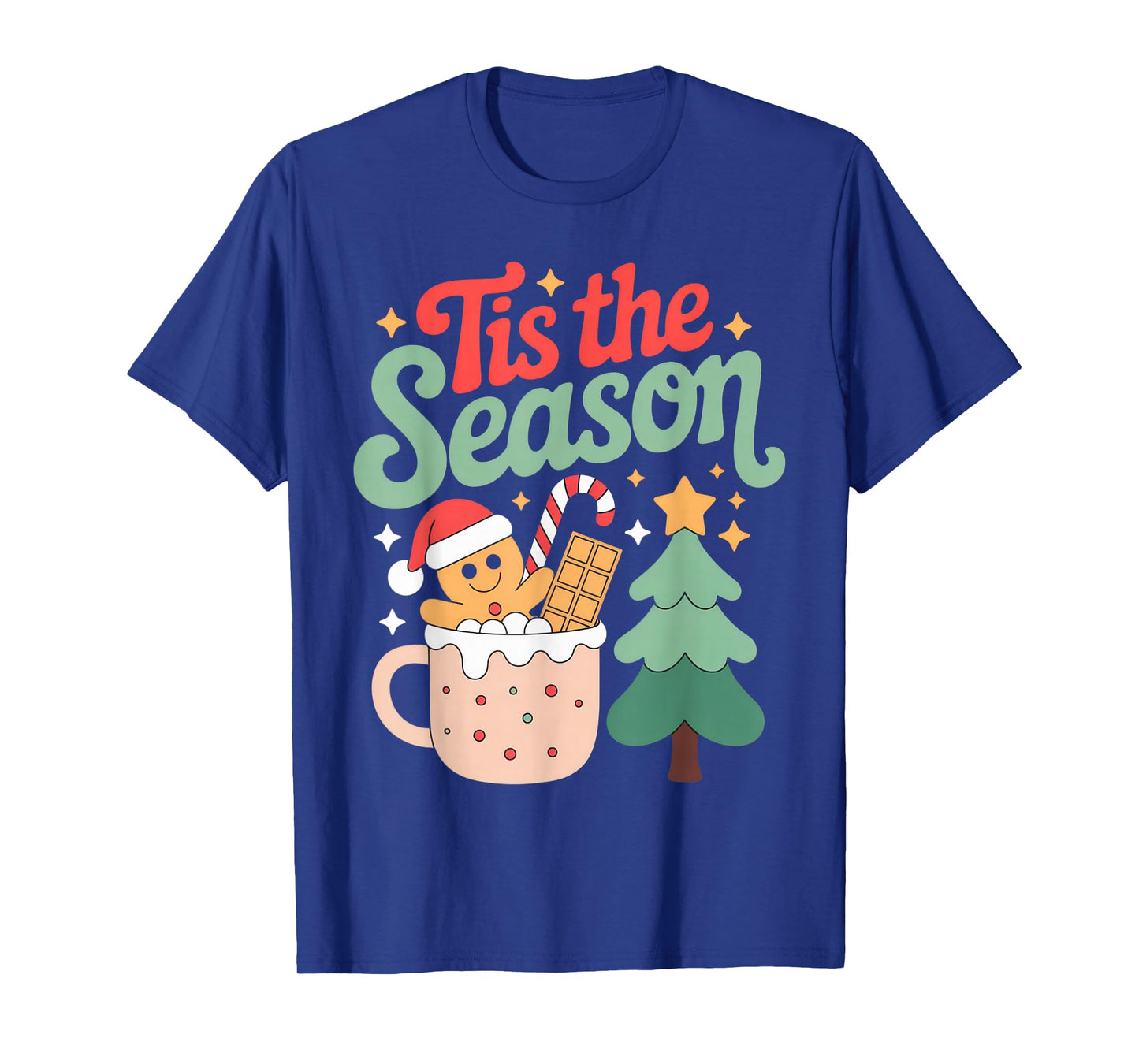Merry Christmas Volleyball Santa Fun for Sporty Christmas T-Shirt